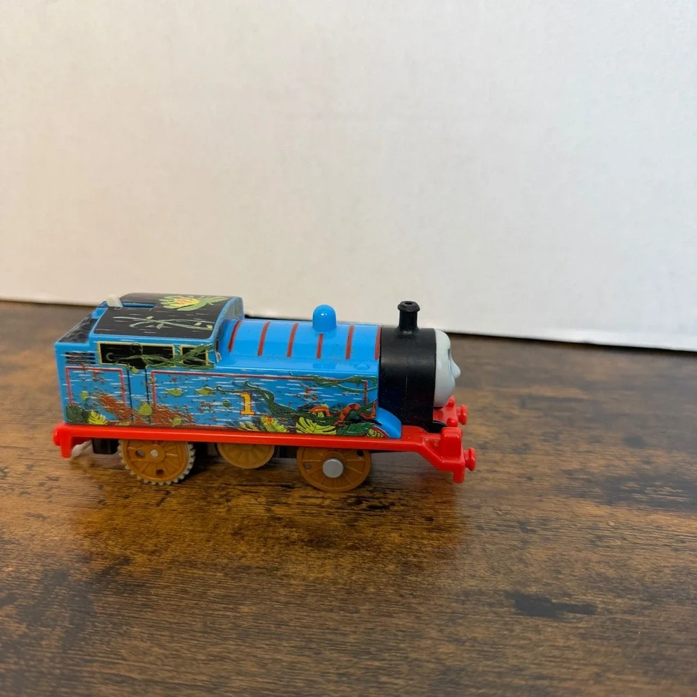 Mattel Thomas‎ & Friends Motorized Engine 2013 Blue Jungle Track Master Limited